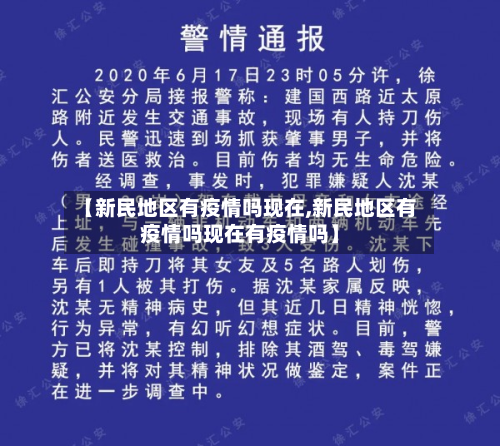 【新民地区有疫情吗现在,新民地区有疫情吗现在有疫情吗】-第2张图片