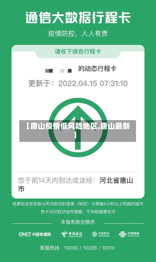 【唐山疫情低风险地区,唐山最新】