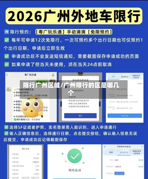 限行广州区域/广州限行的区是哪几个-第2张图片