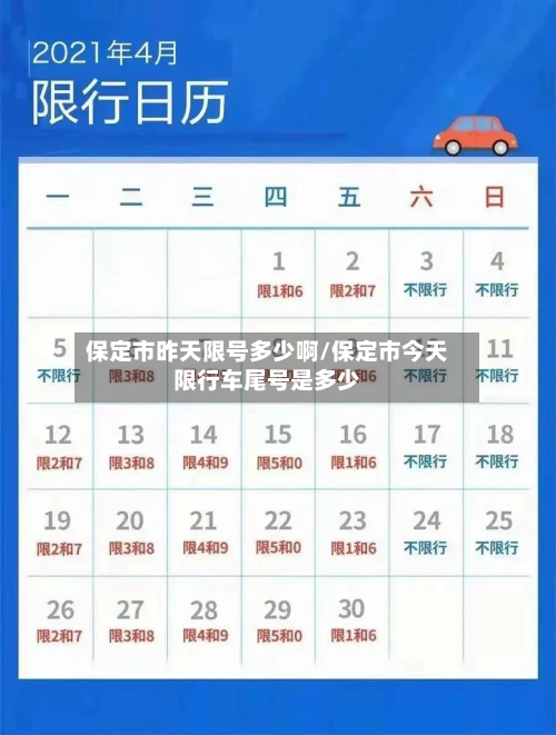 保定市昨天限号多少啊/保定市今天限行车尾号是多少