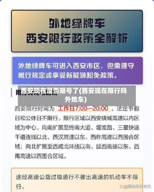 西安现在是否限号了(西安现在限行吗外地车)-第3张图片