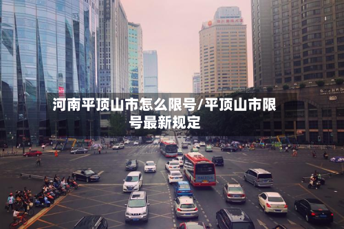 河南平顶山市怎么限号/平顶山市限号最新规定-第3张图片