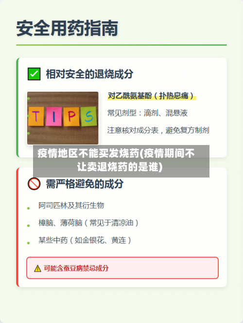 疫情地区不能买发烧药(疫情期间不让卖退烧药的是谁)