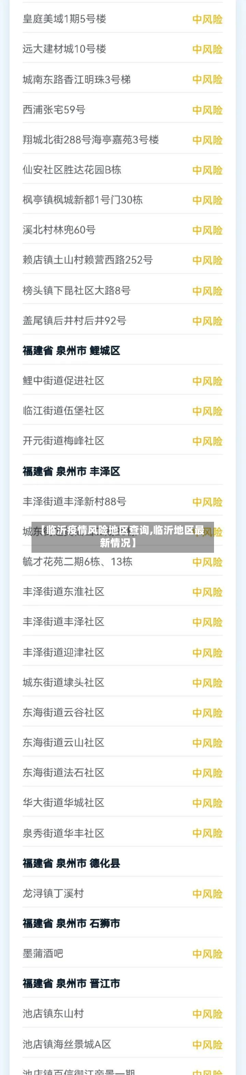 【临沂疫情风险地区查询,临沂地区最新情况】-第2张图片