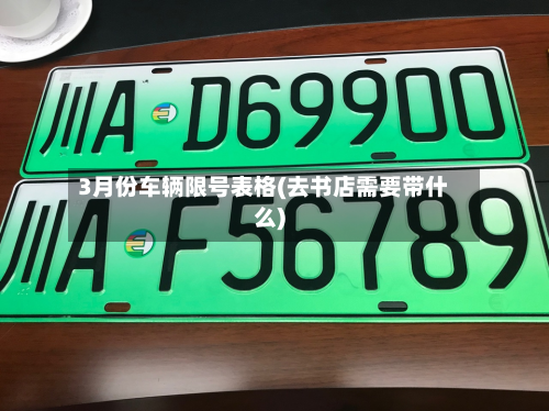 3月份车辆限号表格(去书店需要带什么)-第3张图片