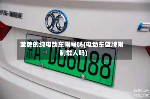 蓝牌的纯电动车限号吗(电动车蓝牌限制载人吗)