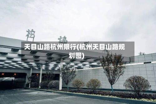 天目山路杭州限行(杭州天目山路规划图)