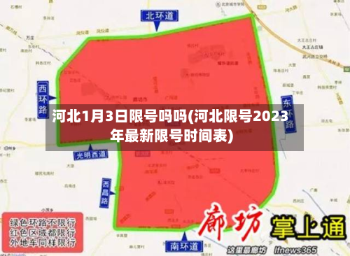 河北1月3日限号吗吗(河北限号2023年最新限号时间表)