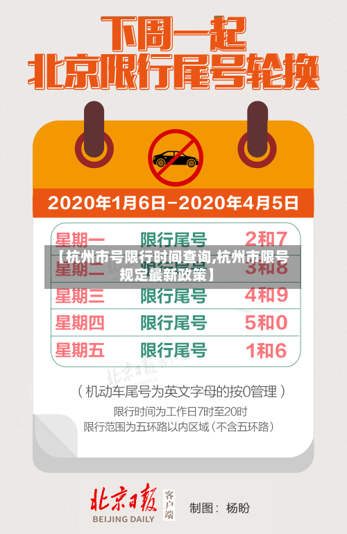 【杭州市号限行时间查询,杭州市限号规定最新政策】