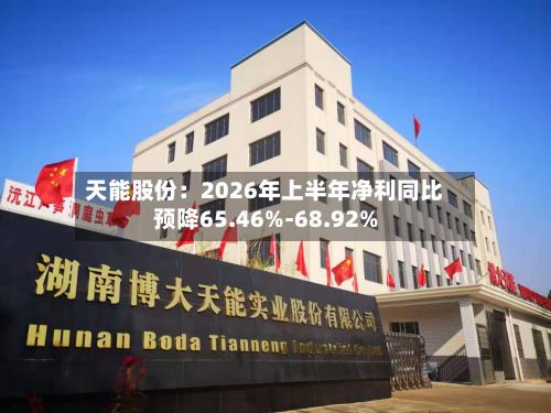 天能股份：2026年上半年净利同比预降65.46%-68.92%-第3张图片