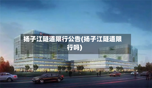扬子江隧道限行公告(扬子江隧道限行吗)