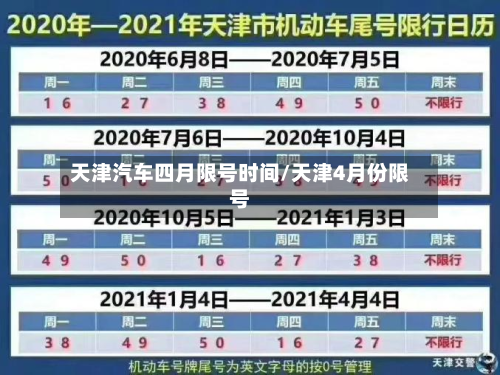 天津汽车四月限号时间/天津4月份限号-第3张图片