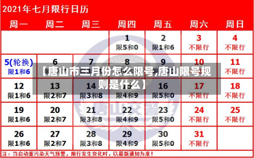 【唐山市三月份怎么限号,唐山限号规则是什么】