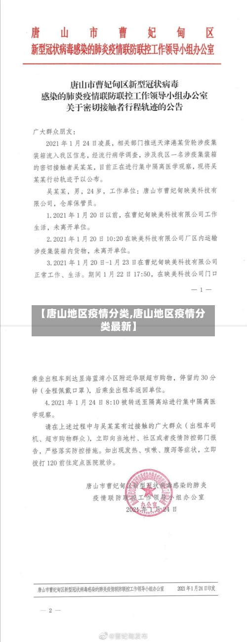 【唐山地区疫情分类,唐山地区疫情分类最新】-第2张图片