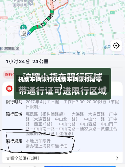 机动车辆限行(机动车辆限行尾号)