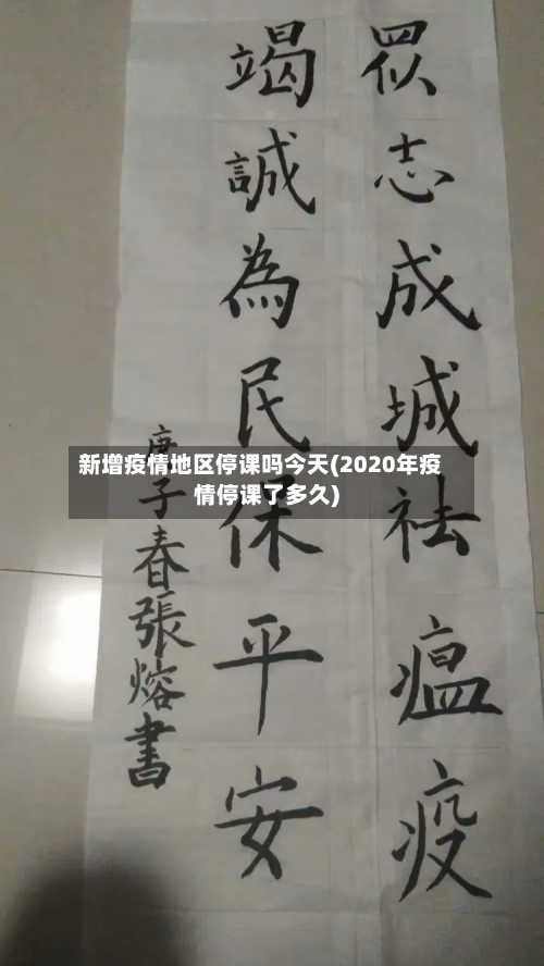 新增疫情地区停课吗今天(2020年疫情停课了多久)-第2张图片
