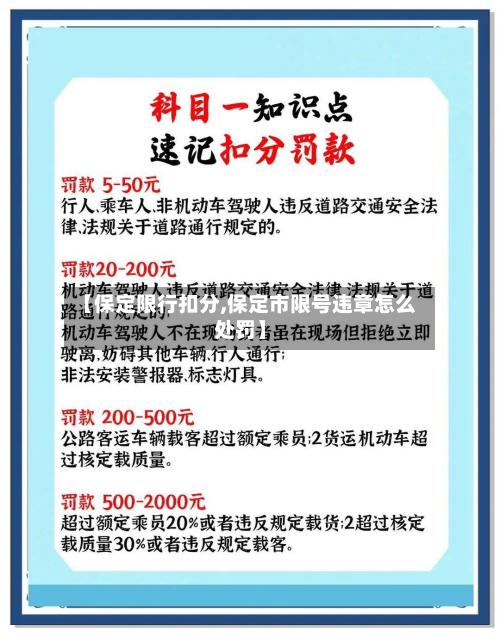 【保定限行扣分,保定市限号违章怎么处罚】-第3张图片