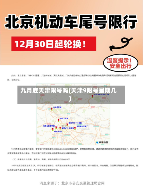 九月底天津限号吗(天津9限号星期几)-第2张图片