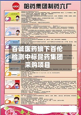 百诚医药旗下百伦检测中标昆药集团采购项目