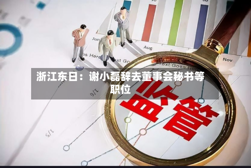 浙江东日：谢小磊辞去董事会秘书等职位-第1张图片