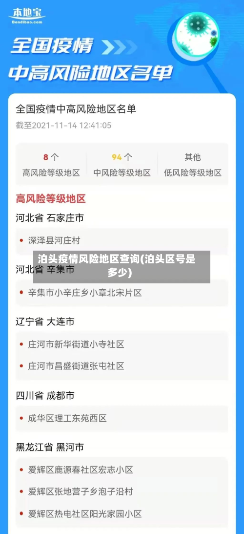 泊头疫情风险地区查询(泊头区号是多少)-第3张图片