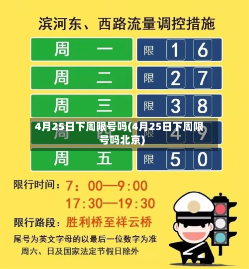4月25日下周限号吗(4月25日下周限号吗北京)