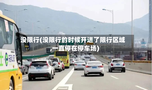没限行(没限行的时候开进了限行区域,一直停在停车场)-第3张图片
