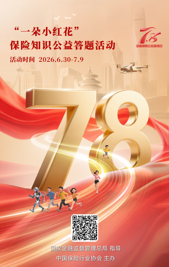 7.8丨@所有人，新华保险邀您答题领取公益“小红花”